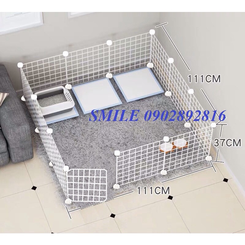 (KÈM SẴN CHỐT) COMBO QUÂY LƯỚI GHÉP, CHUỒNG ,LỒNG THÚ CƯNG CHÓ MÈO LẮP GHÉP NHIỀU KIỂU SIÊU CHẮC CHẮN