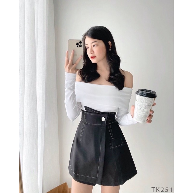 Áo thun trễ vai