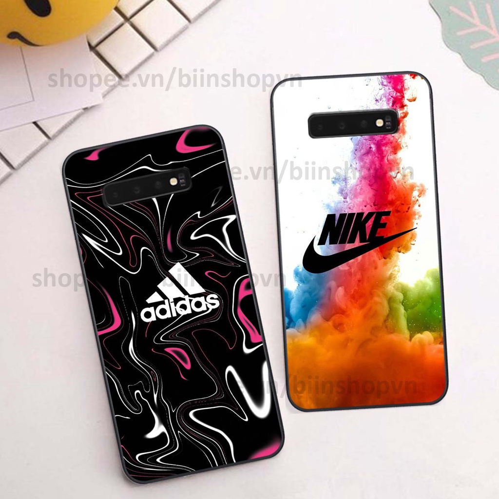 Ốp Samsung S10 / S10 5G / S10 Plus / S10+ in hình thương hiệu nhiều màu sắc thể thao cá tính thời trang