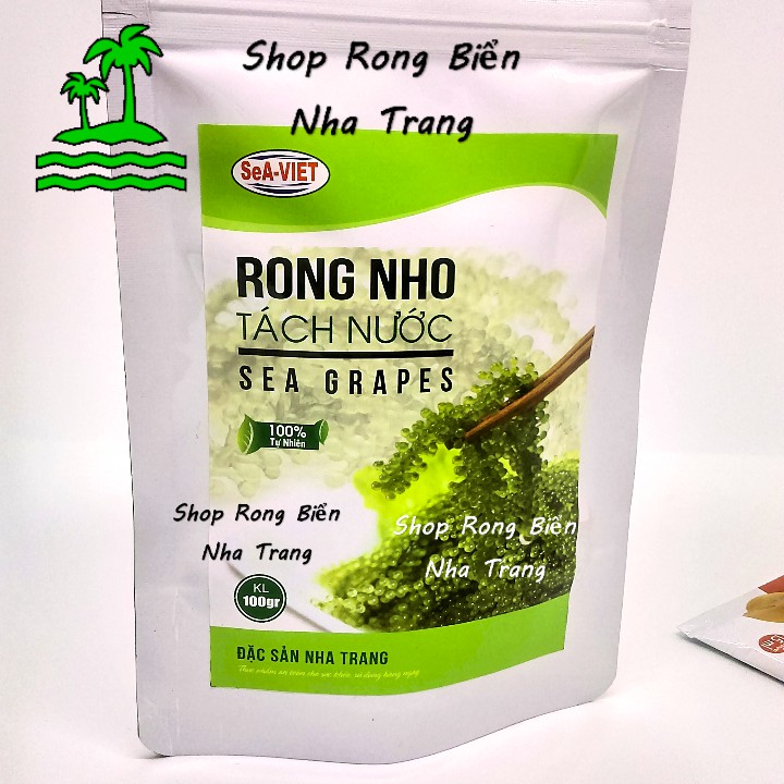 [Mã GROXUAN1 giảm 8% đơn 150K] Rong nho Tách nước Sea Việt gói 100g - Tặng 2 gói nước sốt mè rang Kewpie 15ml | BigBuy360 - bigbuy360.vn