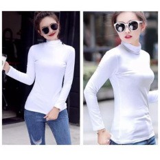 Áo giữ nhiệt nữ cao cổ phong cách HÀN QUÓC hàng Quảng Châu Màu Be