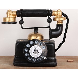 Mô hình điện thoại kiểu dáng cổ điển trang trí bàn Gallery tông vintage