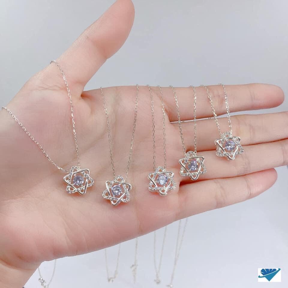 Dây chuyền nữ bạc ta mặt ngôi sao liền xinh xắn - LINH'S MIU SILVER