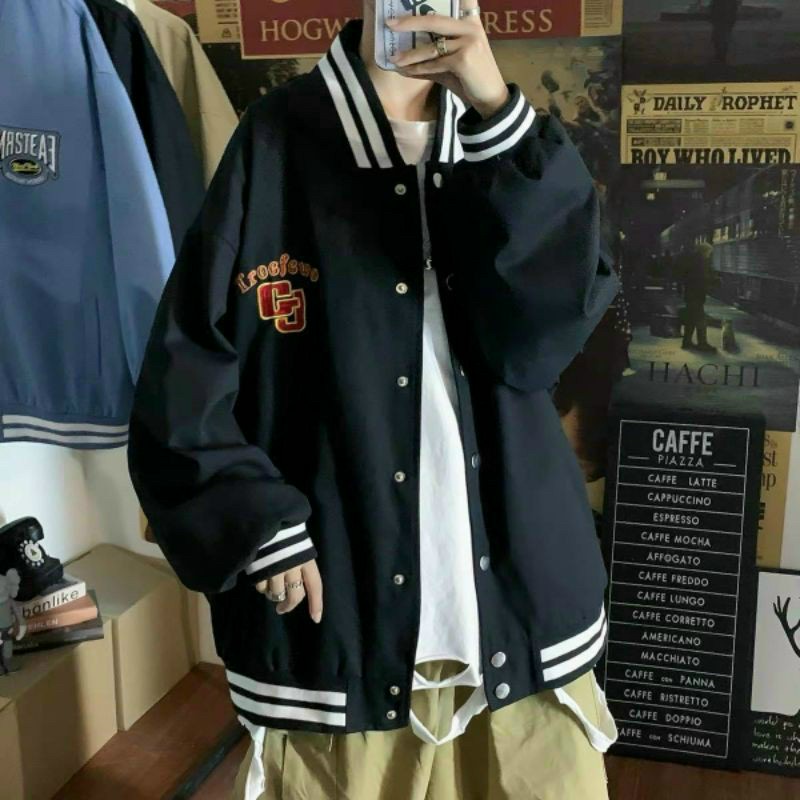 [siêu hot] Áo khoác dù bomber cho nam nữ