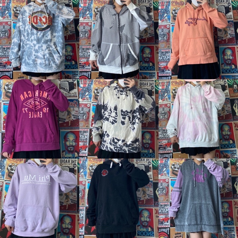 Áo hoodie/hoodiezip/sweater 2hand(Được chọn mẫu,chọn size)