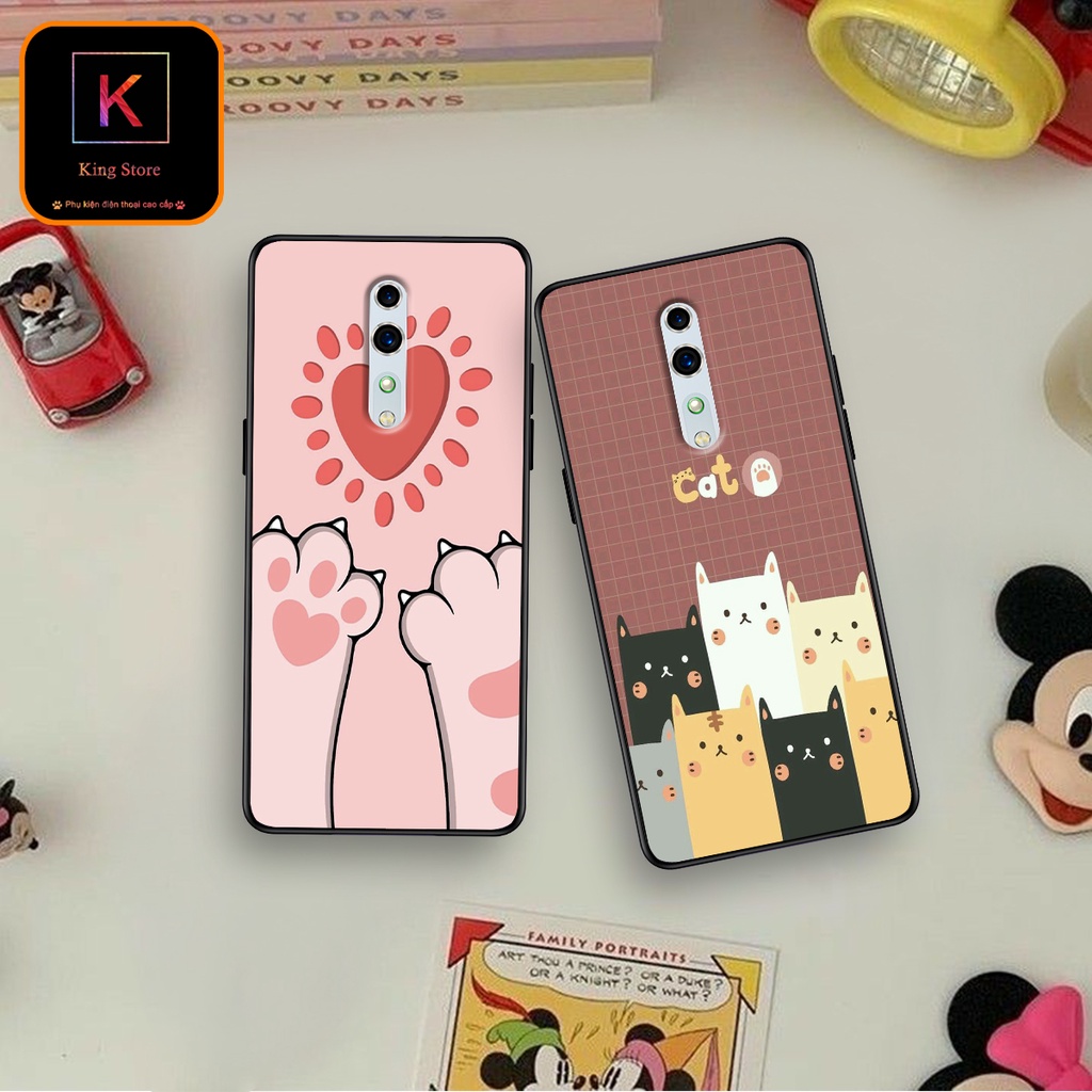 Ốp lưng Oppo Reno Z - Oppo Reno - Ốp in hình LoveCat - Chất liệu TPU siêu bền