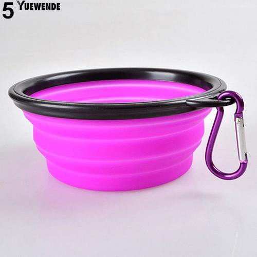 Tô silicon đựng nước và thức ăn cho thú cưng