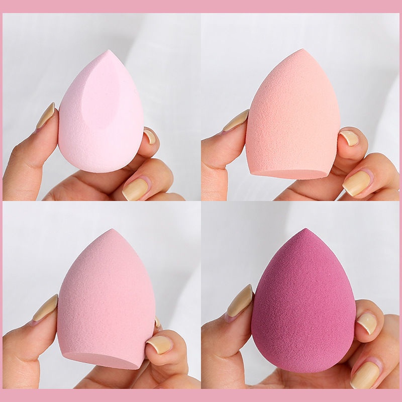 Set 4 mút tán trang điểm có thể sử dụng khô và ướt mềm mại