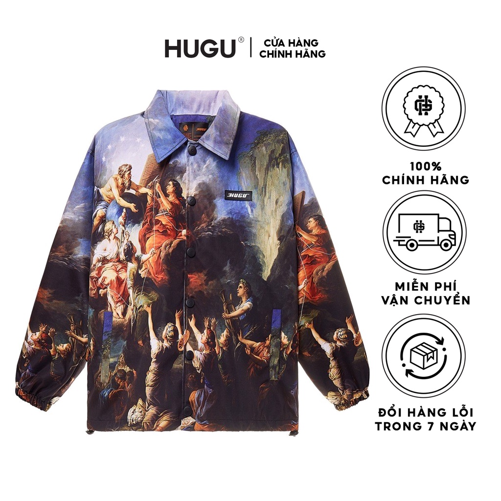 Áo khoác dài tay HUGU - God 5 Jacket - unisex