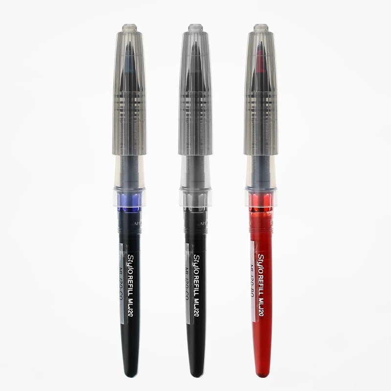 Ruột Bút Ký Nhật Pentel Tradio Stylo TRJ50 - Stylo Refill MLJ20 | 2 Màu Mực Xanh/ Đen