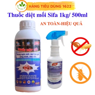 Thuốc diệt mối, diệt mọt gỗ tận gốc công trình, nhà ở SIFA 1kg/500ml diệt mối mọt tủ bếp, cây trồng, xưởng mộc hiệu quả