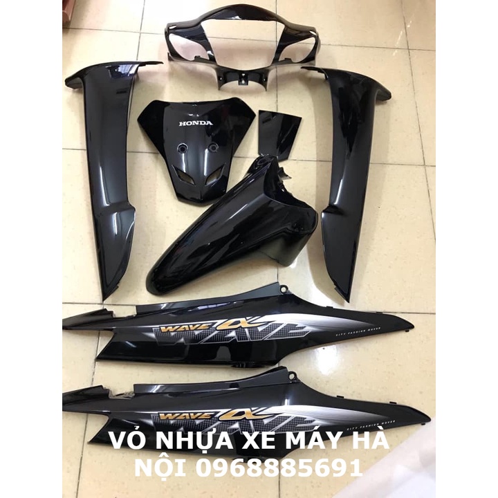 8 MẢNH NHỰA MÀU WAVE A50- 100CC HÀNG ABS LOẠI 1