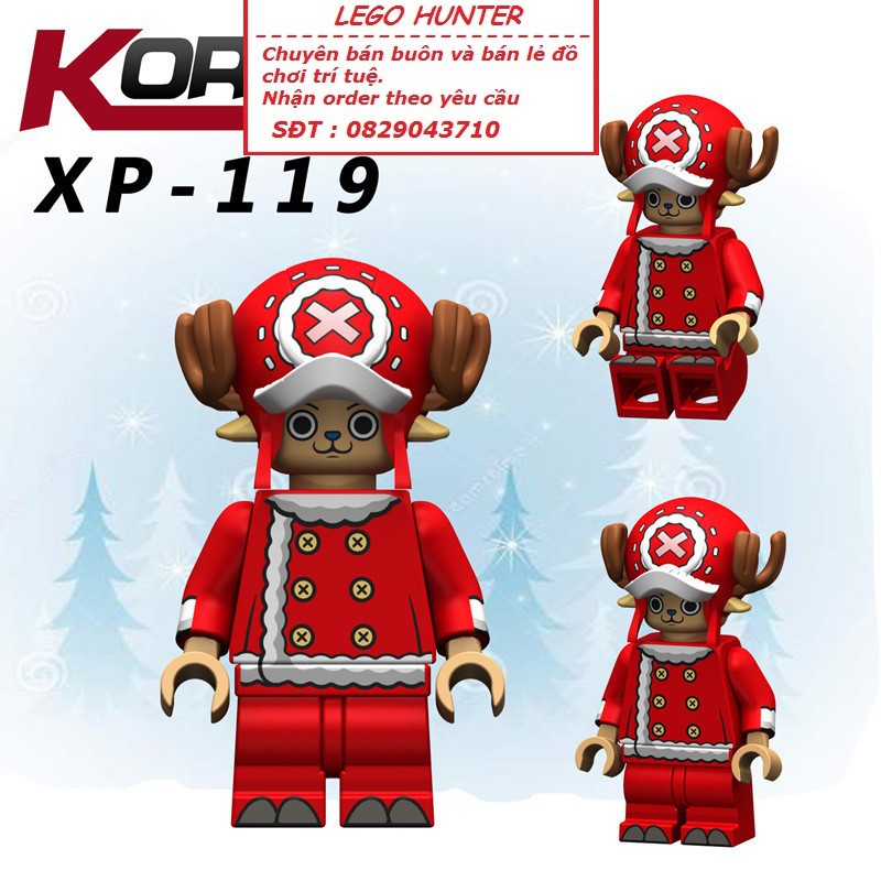 Lego minifigures nhân vật Tuần lộc mũ đỏ - Đảo hải tặc