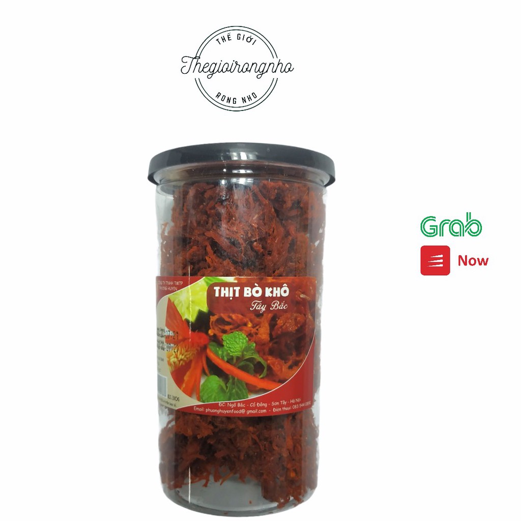 Thịt bò khô lọ 330gram