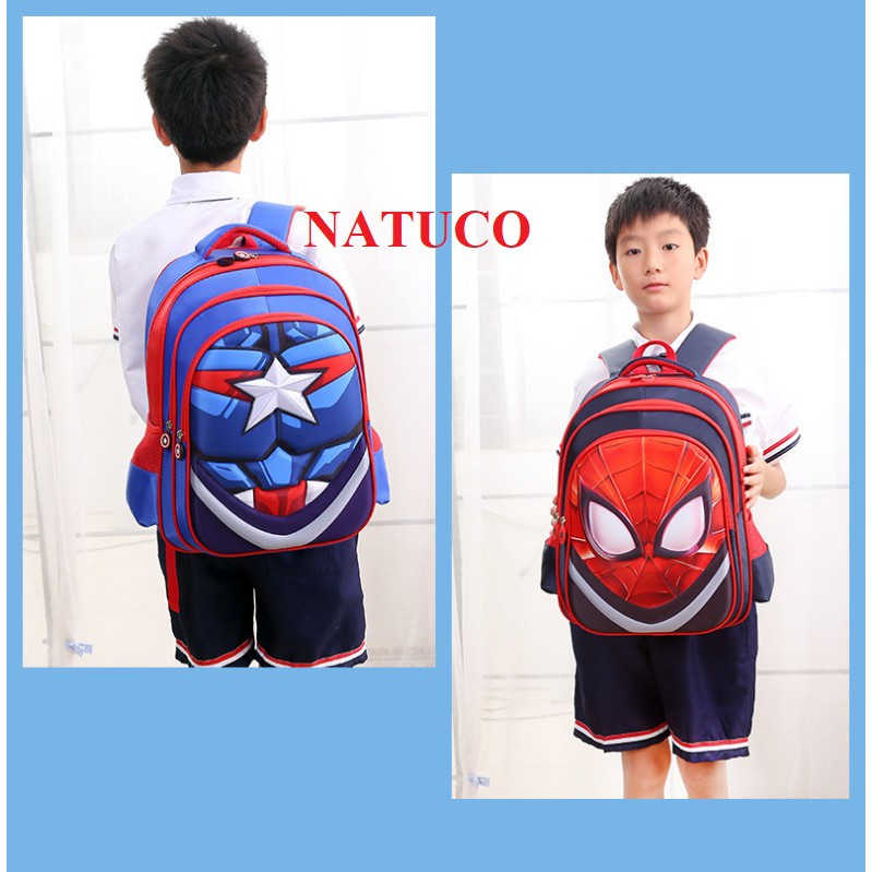 Ba lô siêu anh hùng mẫu mới nhất cho học sinh cấp 1, cấp 2