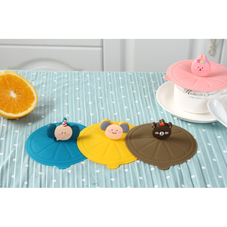 [NHIỀU MẪU] Nắp đậy ly cốc bằng silicon nhiều họa tiết | BigBuy360 - bigbuy360.vn