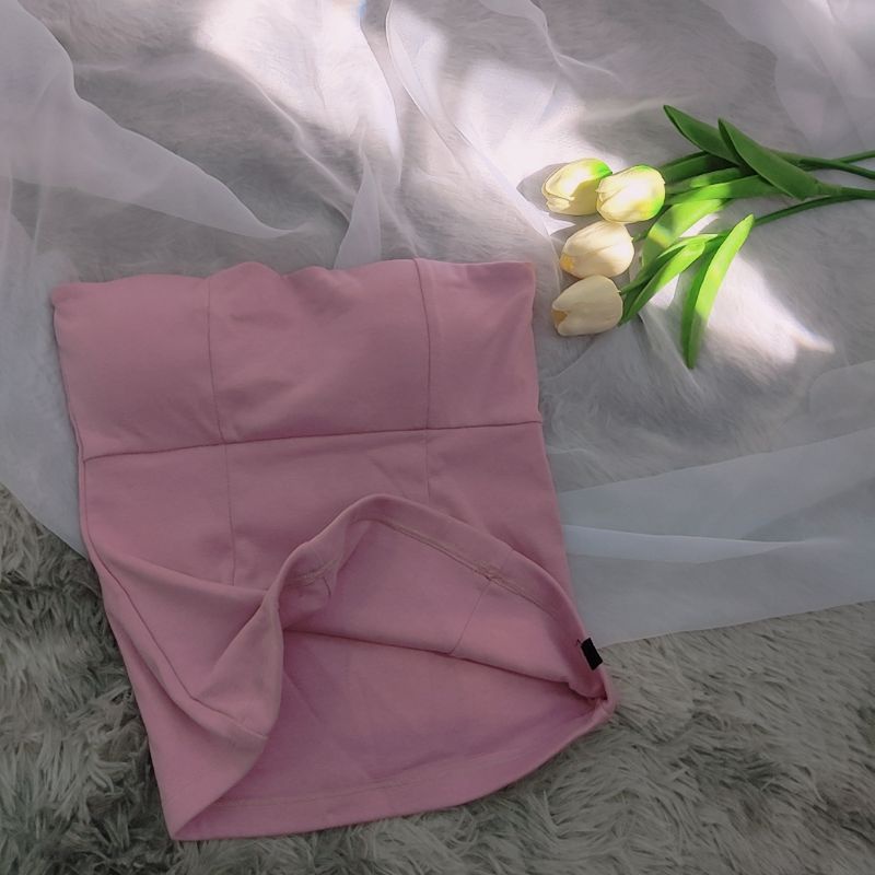 Áo Ống Croptop Chất Thun Dày Có Mút Ngực