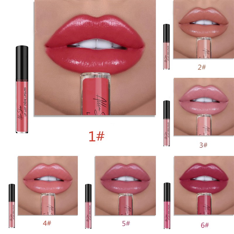 [Hàng mới về] Son kem hiệu ứng bóng mượt môi 6ml nhãn hiệu Allen Shaw | BigBuy360 - bigbuy360.vn