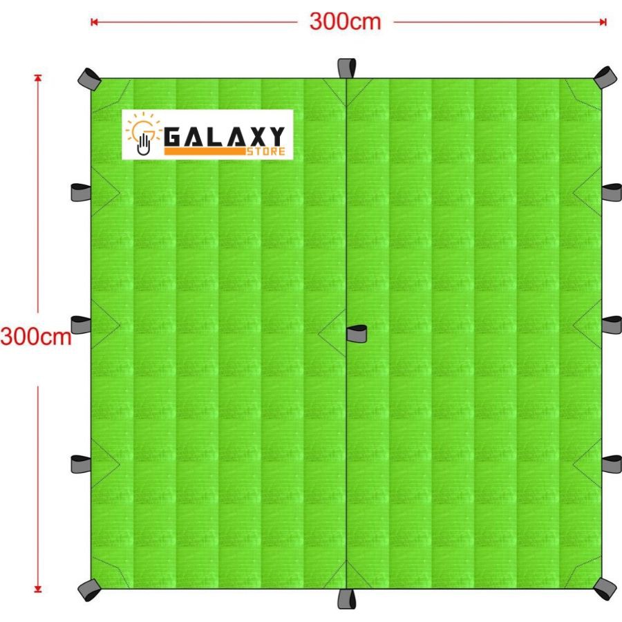 Tấm Tăng Chống Nước Che Mái Che Võng Lều Trại Lót Lều  Dã Ngoại Phượt Cắm Trại Đa Năng Cao Cấp Galaxy Store GSTC01