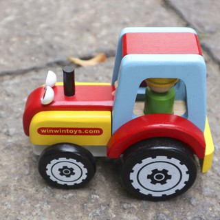 Đồ chơi gỗ Winwintoys Xe máy cày 63302