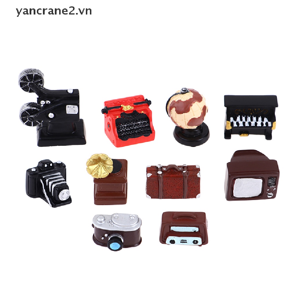 Đồ Chơi Mô Phỏng Đài Radio / Quả Địa Cầu Mini Cho Nhà Búp Bê