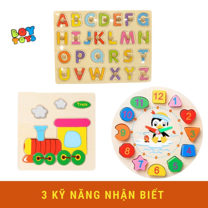 Combo đồ chơi giáo dục Montessori phát triển kĩ năng khéo léo và kích thích tư duy sáng tạo cho bé