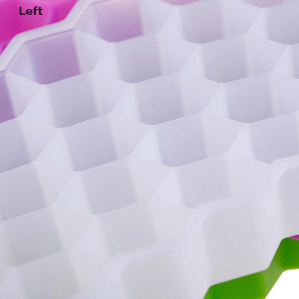 Khuôn silicone làm đá viên hình tổ ong 37 ô tiện lợi