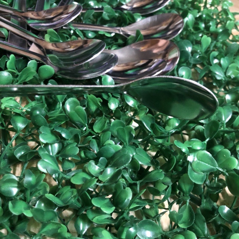 Muỗng inox cafe cán dài 19cm