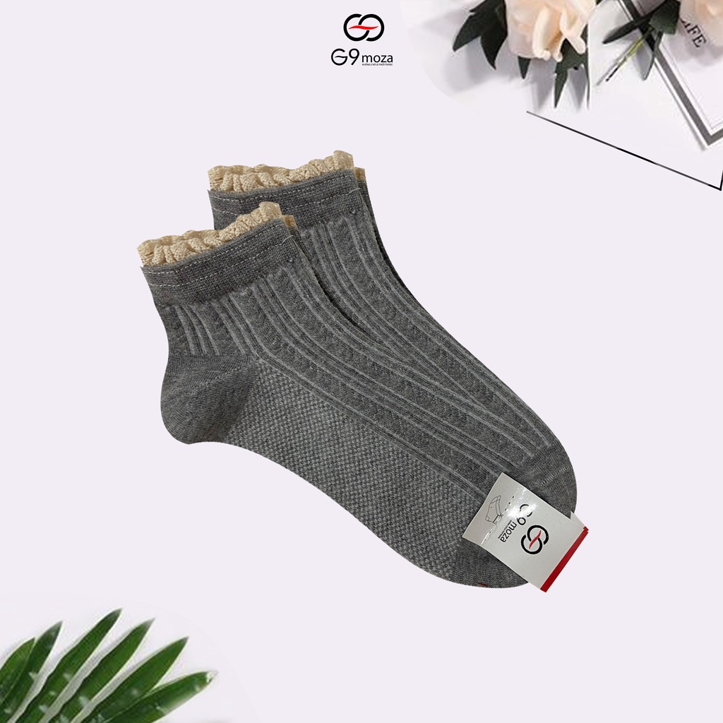 Tất nữ cổ ngắn ren 01 G9moza