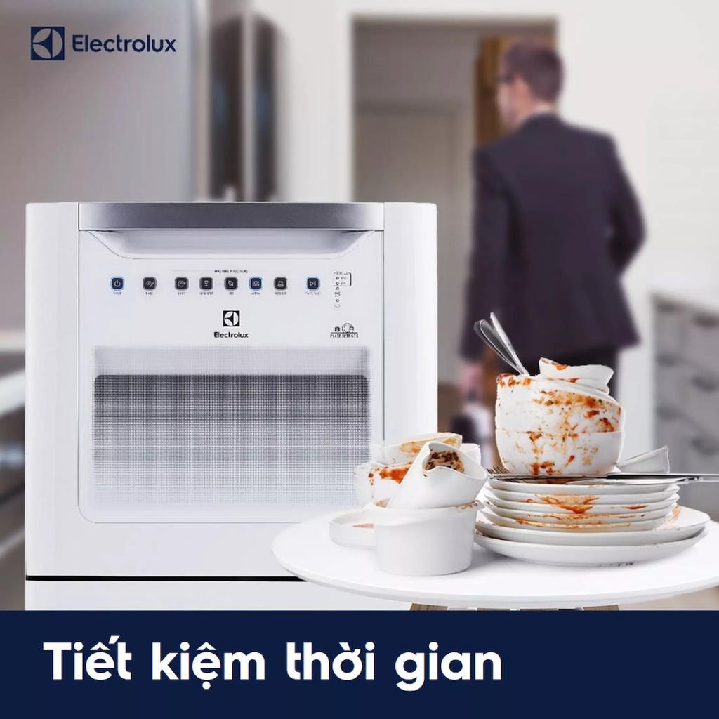 Máy rửa bát 8 bộ Electrolux ESF6010BW - Hàng Chính Hãng