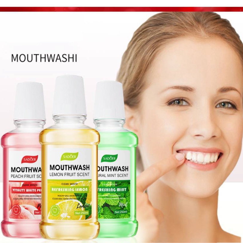Nước xúc miệng Hoa Quả Thơm miệng sạch sẽ thơm tho Chai Nước Súc Miệng 250ml DANA