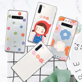 Ốp điện thoại dẻo in họa tiết hoa nở màu sắc cho Samsung S5 S6 S7 Edge S8 S9 S10 Plus S4