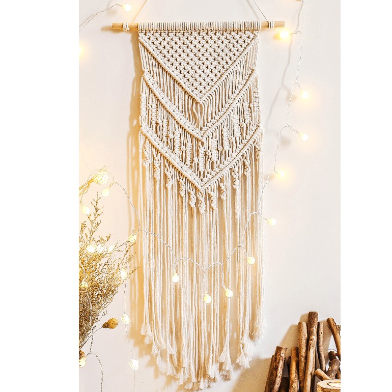 [TẶNG ĐINH TREO + LƯỢC] Macrame treo tường trang trí phòng nhiều mẫu chọn lựa