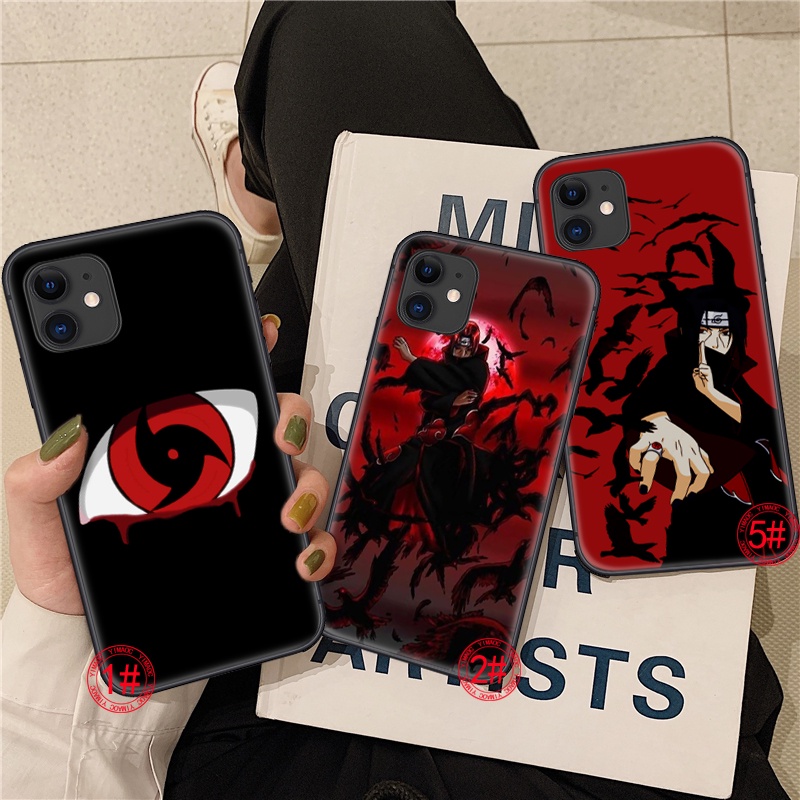 Ốp điện thoại in họa tiết Naruto Itachi Uchiha thích hợp cho iPhone 6 6S 7 8 Plus X XS XR 11 Pro Max