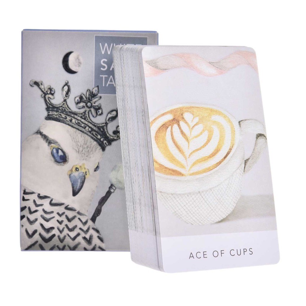 Bộ 78 Thẻ Bài Tarot Màu Trắng Chất Lượng Cao
