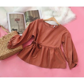 ÁO BABYDOLL THẮT NƠ EO