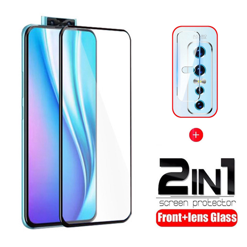 Kính cường lực dán bằng keo chất lượng cao cho Vivo V17 Pro S1 V15 Pro V11 V11i V19 Neo V9 Y30 Y50 U10 Y11 Y19