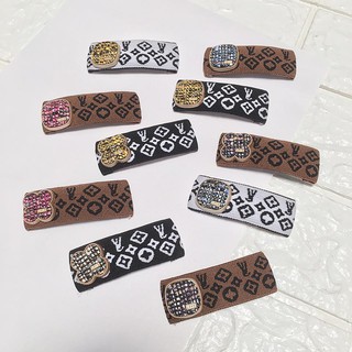 Cặp tóc mái vải kiểu tách