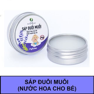 Sáp bôi đuổi muỗi tinh dầu hương thảo an toàn cho bé có thể dùng làm nước hoa NuCare (17gram)