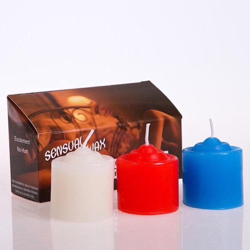 Nến Thơm Nhiệt Độ Thấp Trang Trí Lãng Mạn 1 Hộp Gồm 3 Cây