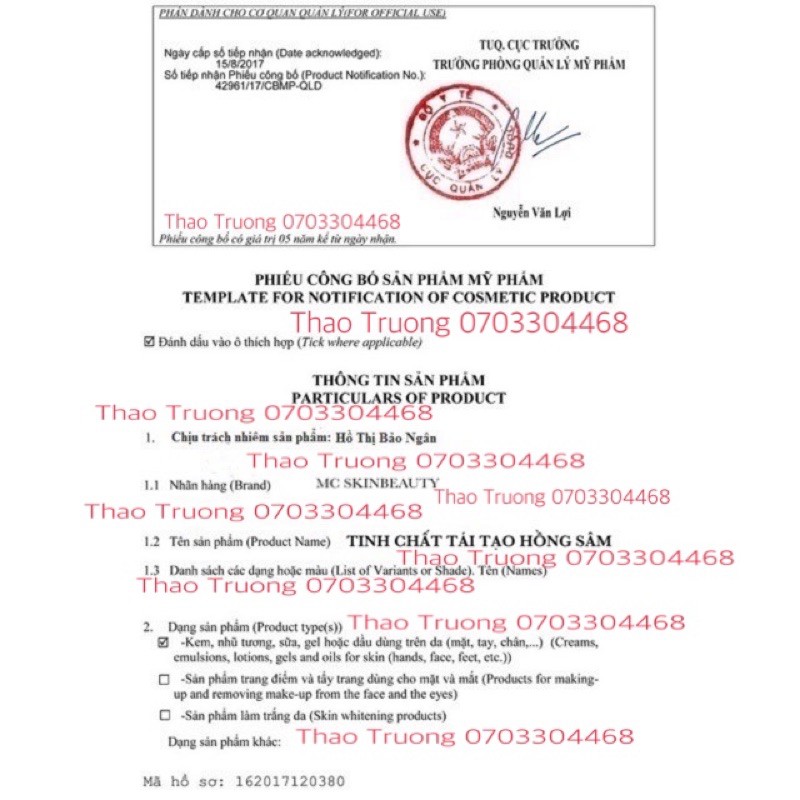 Tái tạo da tinh chất hồng sâm, tái tạo da mụn, da hư tổn, da nám | BigBuy360 - bigbuy360.vn