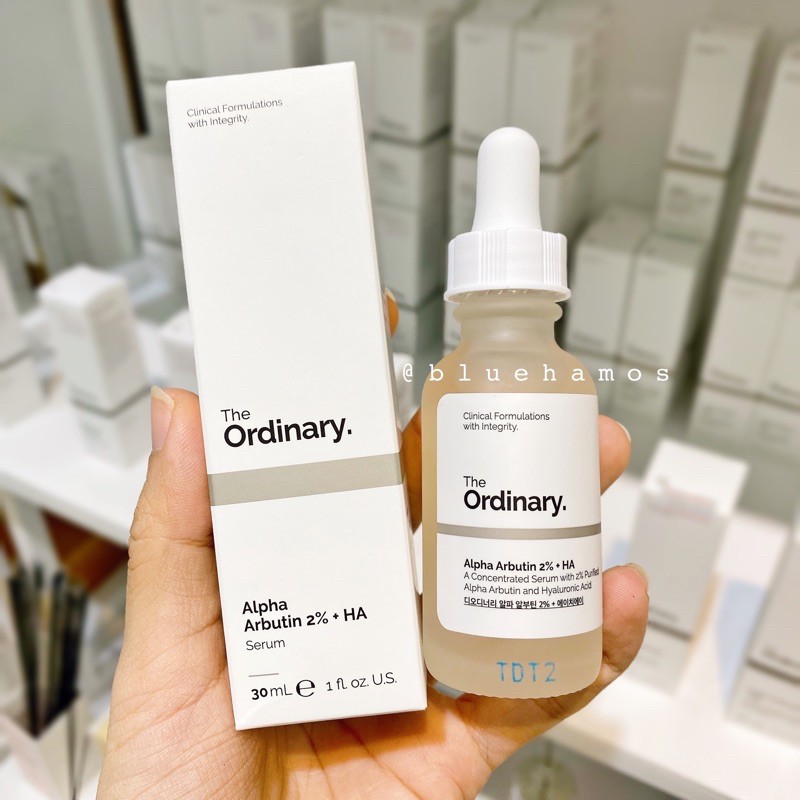 The Ordinary Alpha arbutin 2% + HA - Serum dưỡng trắng mờ thâm