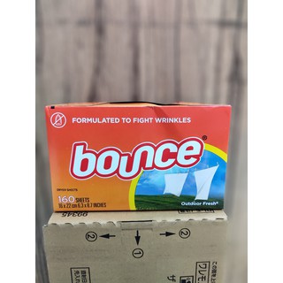 Giấy xả vải Bounce Outdoor Fresh Dryer 160 tờ