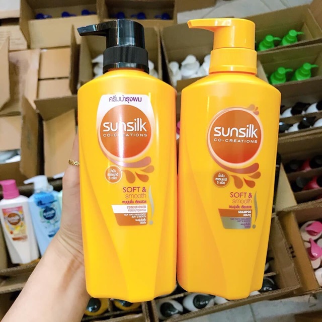 DẦU GỘI + XẢ SUNSILK THÁI LAN