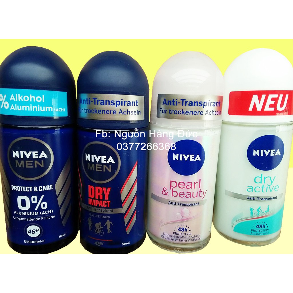 Lăn khử mùi Nivea Nữ của Đức (made in germany 100%)