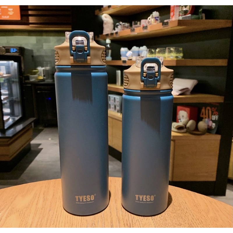 Bình giữ nhiệt chính hãng TYSEO có ống hút tiện lợi