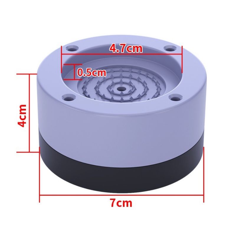 Bộ 4 chân chống máy giặt cao su chống ồn , chống rung