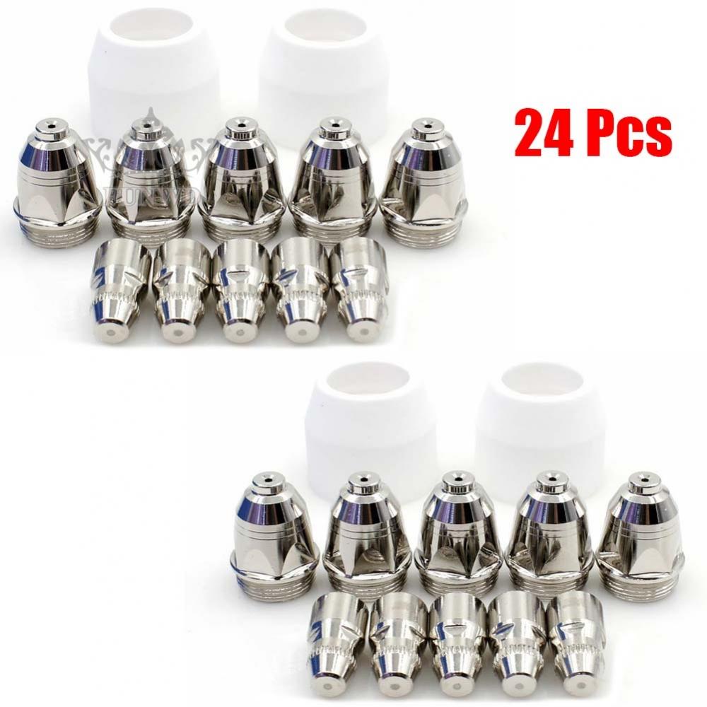 Set 24 Đầu Thay Thế Cho Máy Cắt Plasma P80 Lotos Llp8000 IGBT 80A Chuyên Dụng Mới