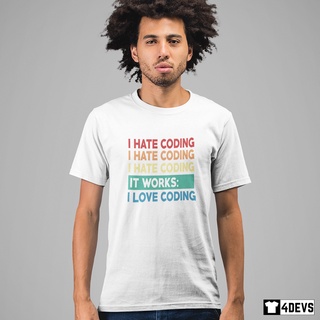 Áo thun IT Unisex Lập trình viên - I Hate Coding