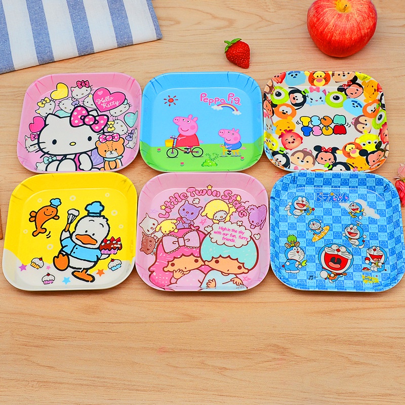 Đĩa ăn cho trẻ em cho bé đựng thức ăn đồ ăn vặt - 0X7i